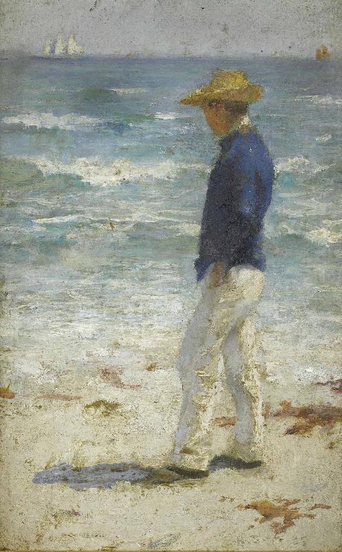 Looking out to sea, Henry Scott Tuke